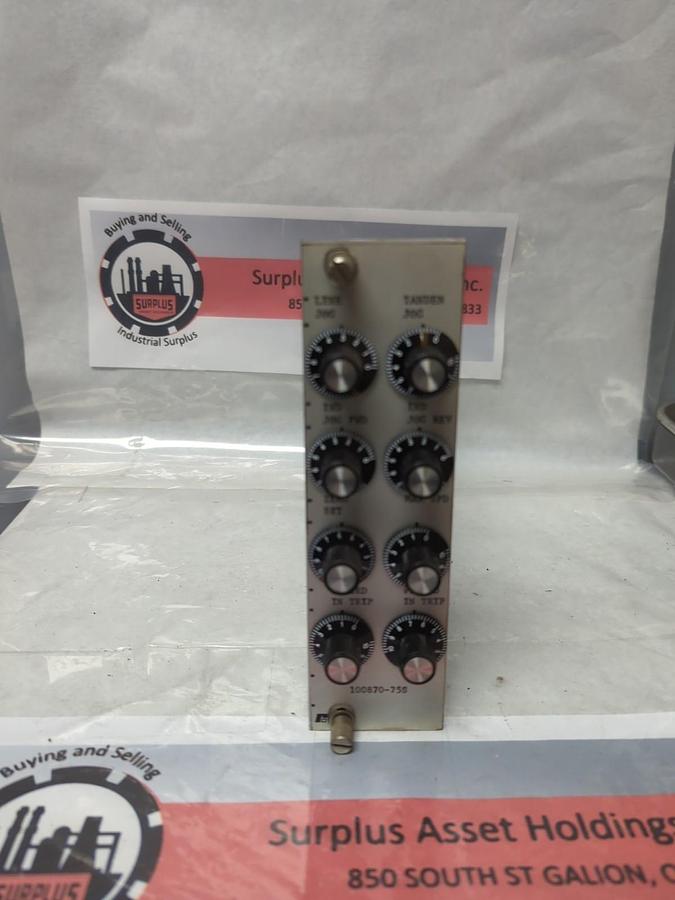 Used RELIANCE ELECTRIC,100870-75S,PCB DRIVE BOARD PRE-OWNED