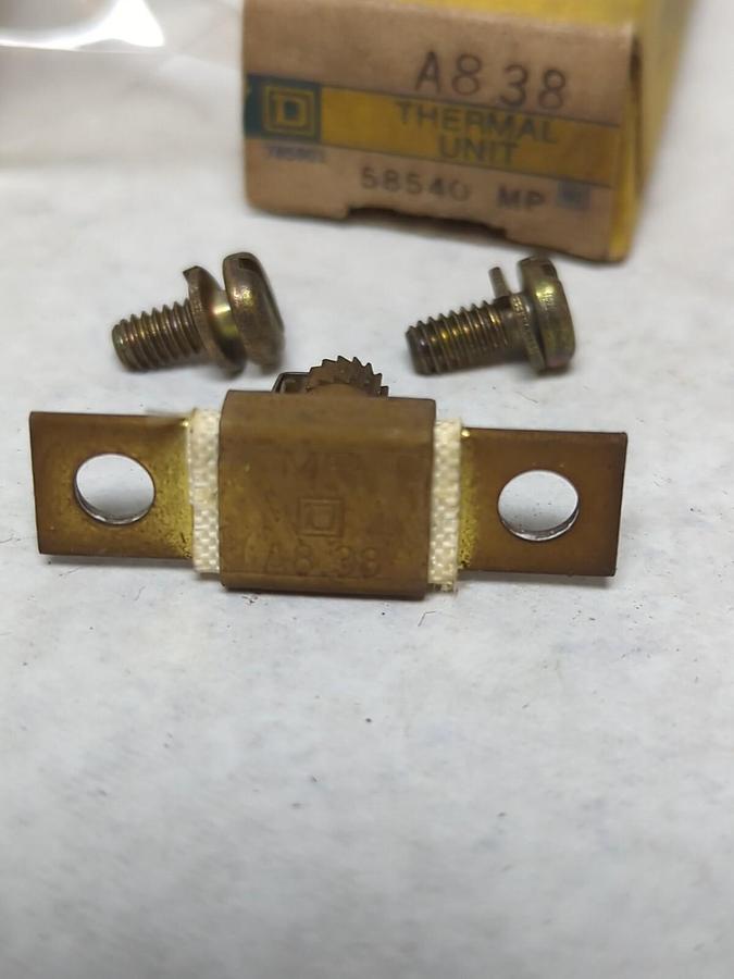 SQUARE D,A8.38,THERMAL OVERLOAD HEATER ELEMENT LOT OF 2 NOS