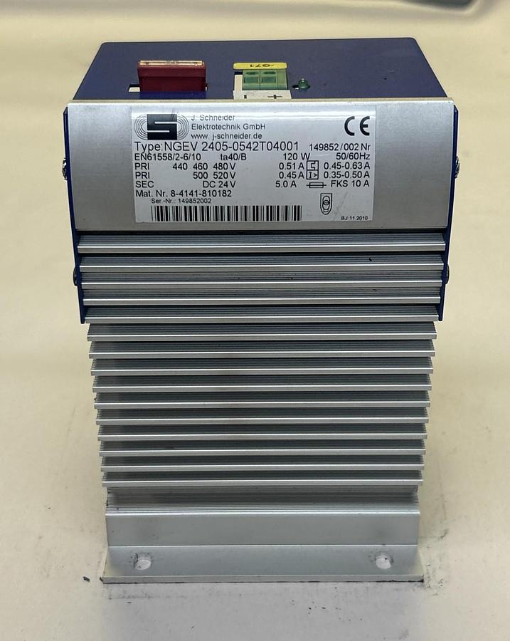Used SCHNEIDER ELEKTROTECHNIK,NGEV2405-0542T04001,TRANSFORMER