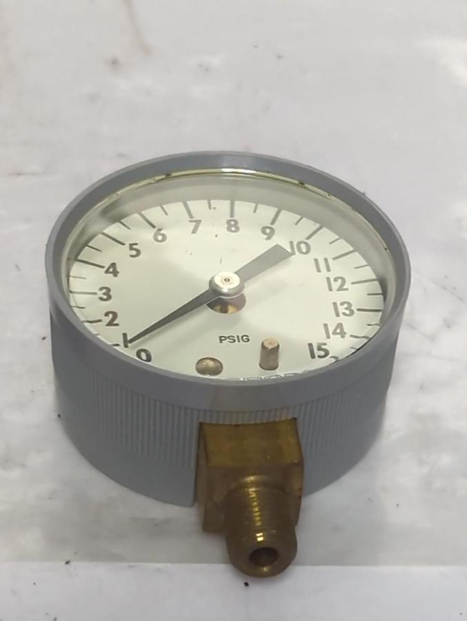 ASHCROFT,1003,GAUGE 1/8 NPT 15 PSI NOS