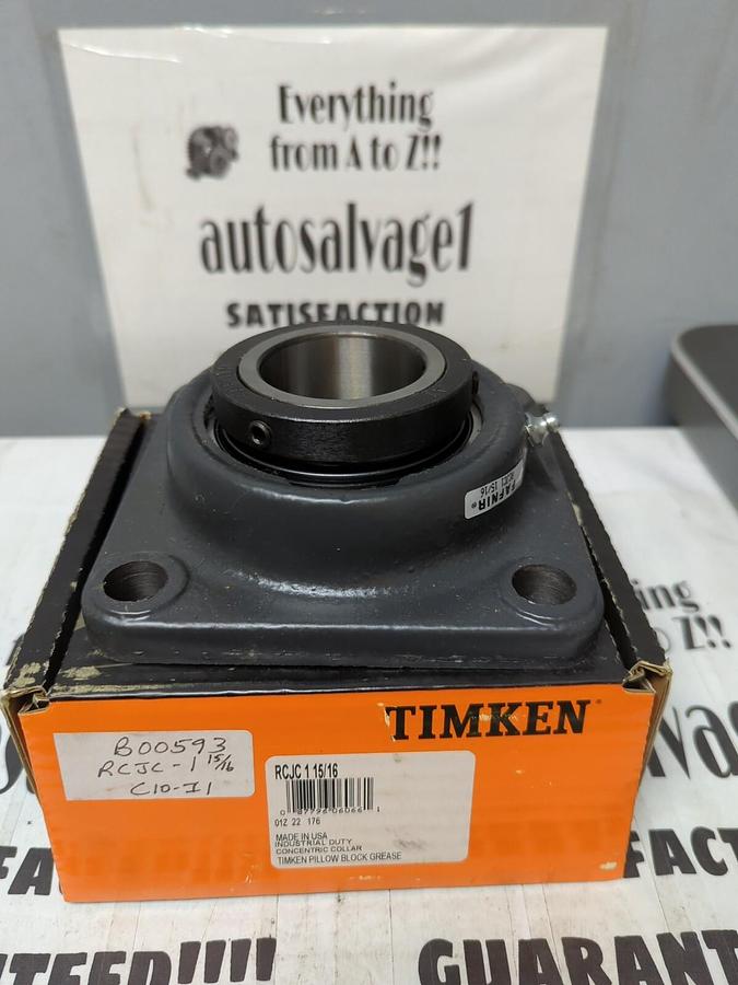 TIMKEN,RCJC,1-15/16 INCH INDUSTRIAL DUTY CONCENTRIC COLLAR FLANGE BEARING NOS