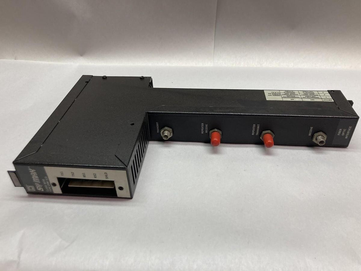 Used Square D SY/MAX,Class 8030 Type CRM310,Fiber Optic Interface Module Ser A