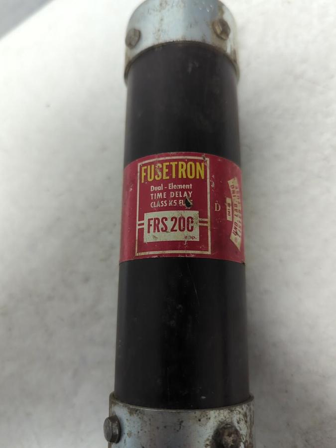 Used COOPER BUSSMANN,FRS200,FUSETRON 200 AMP FUSE PRE-OWNED