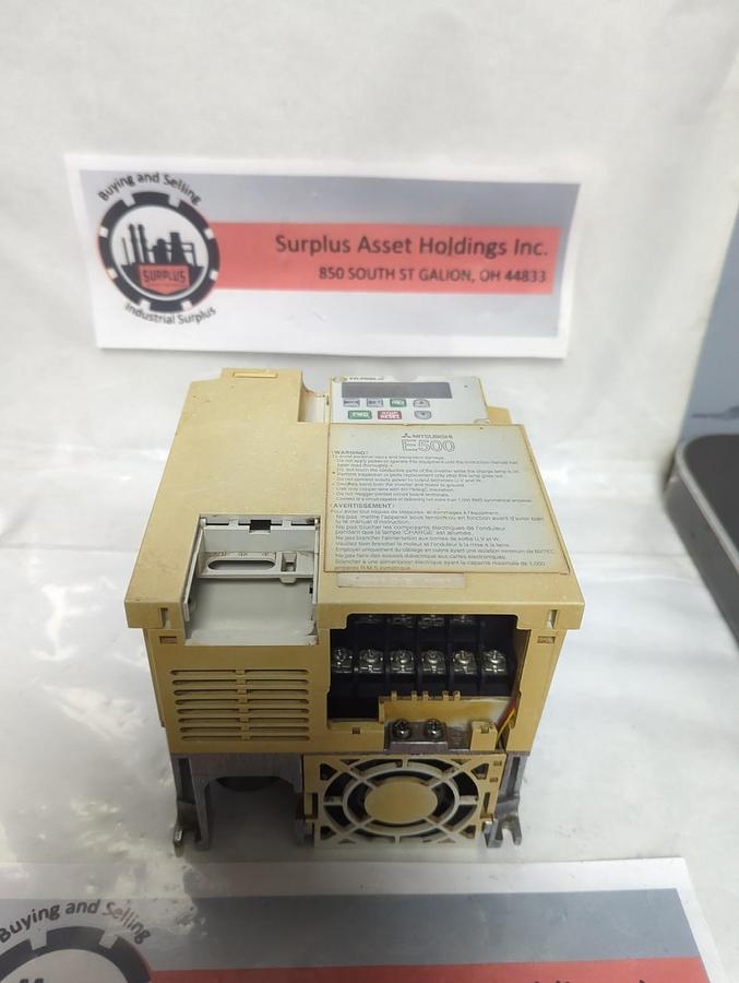 Used MITSUBISHI,FR-E-540-2.2K-NA,INVERTER PRE-OWNED