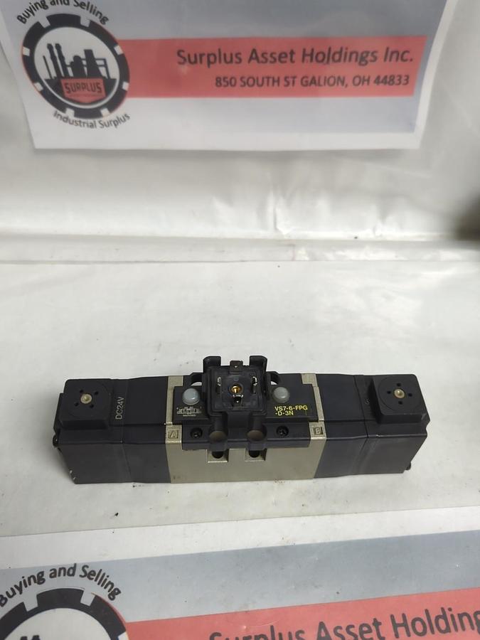 Used SMC,VS7-6-FPG-D-3N,SOLENOID VALVE DC24V PRE-OWNED