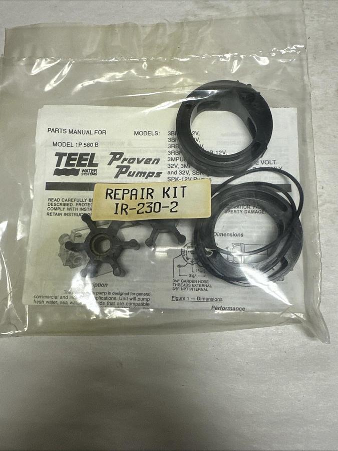 Used Teel Water Systems,IR-230-2,Repair Kit