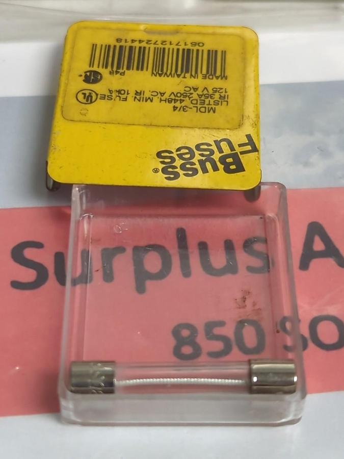 COOPER BUSSMANN,MDL-3/4,3/4 AMP FUSE LOT OF 21 NOS