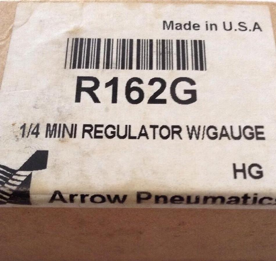 Arrow Pneumatics,R162G,Regulator with Gauge