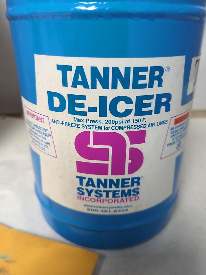 TANNER SYSTEMS,T83,DE-ICER 200PSI 150 F NOS