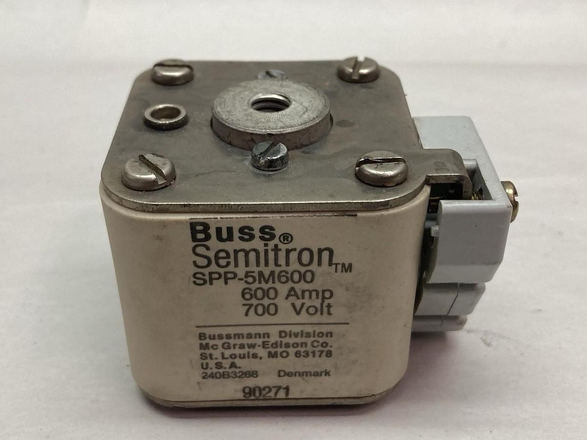 Used Buss Semitron,SPP-5M600,Fuses 600A 700V