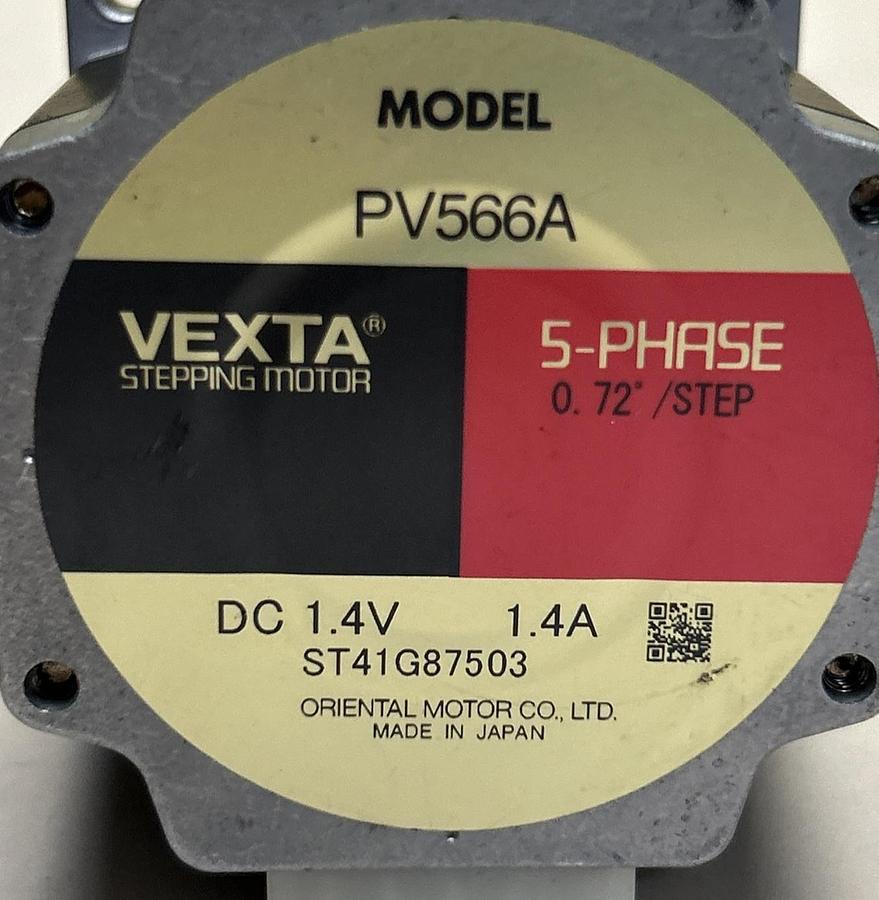 Used ORIENTAL MOTOR,PV566A,STEPPING MOTOR 1.4A 1.4VDC