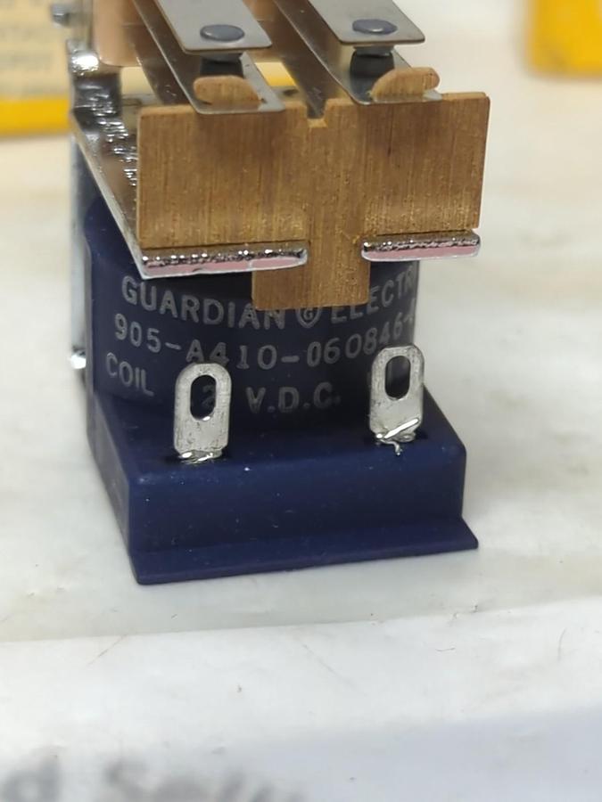 GUARDIAN,905-2C-12D,GENERAL PURPOSE RELAY 10 AMP 12VDC LOT OF 3 NOS