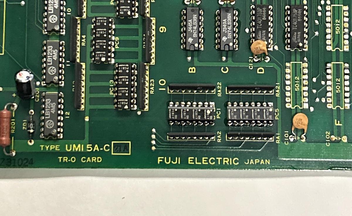 Used FUJI ELECTRIC,UM15A-C21A,PC BOARD