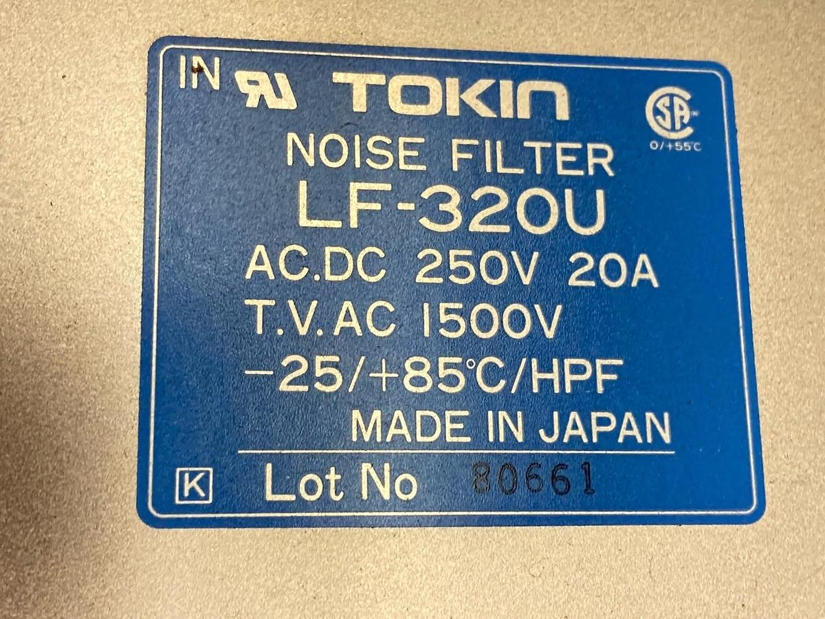 Tokin,LF-320U,Noise Filter 250V 20A 1500V