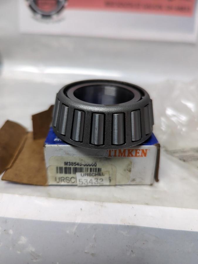 TIMKEN,M38545-3000,PRECISION ROLLER BEARING CONE 1-3/8 IN BORE URSCHEL 53432 NOS