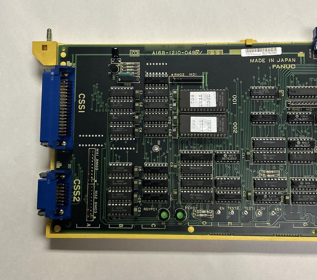 Used FANUC,A16B-1210-0490/A16B-1210-0490/05B, INTERFACE BOARD