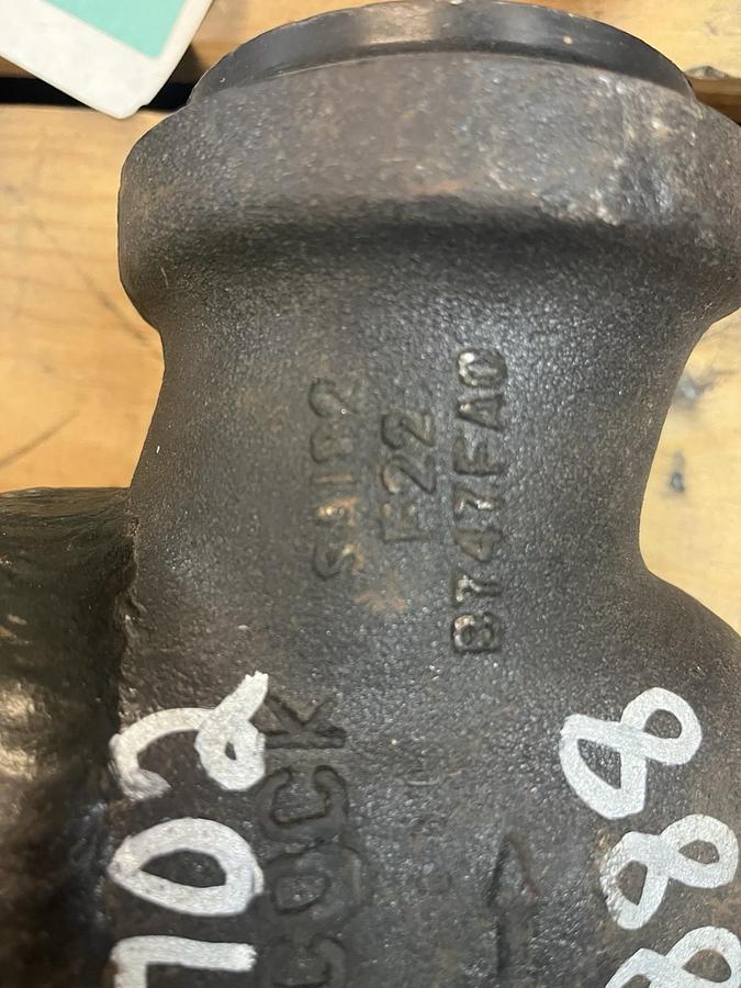 HANCOCK,7230W-3-0219,SERIES 7000 SOCKET WELD GLOBE VALVE 1-1/2" CLASS 2680