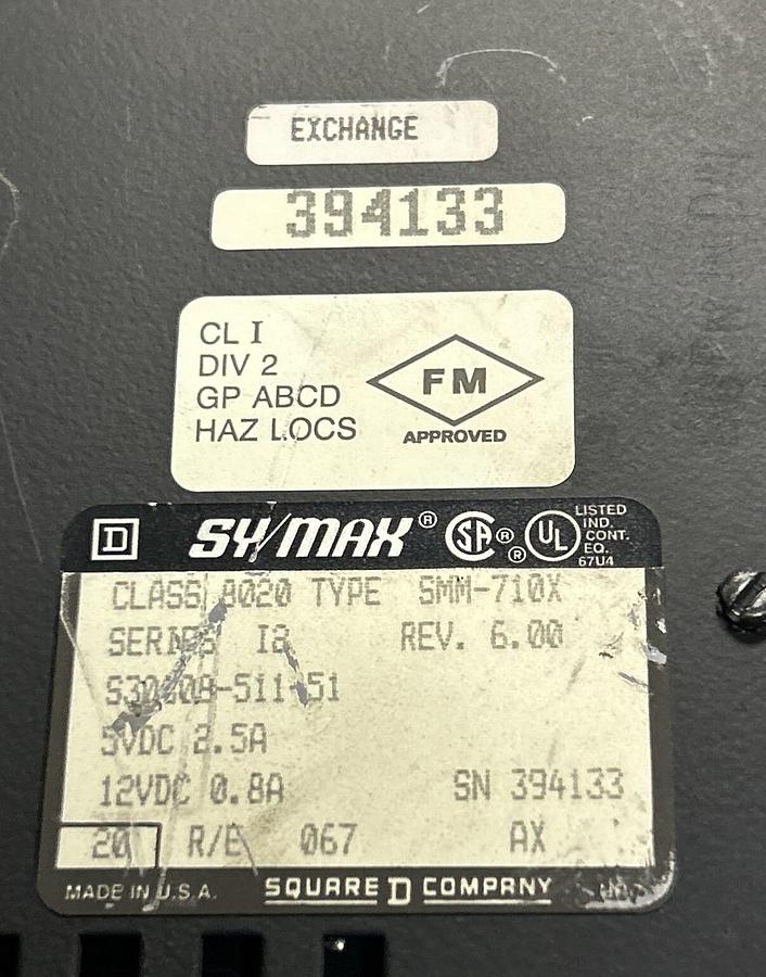 Used SYMAX,8020-SMM-710X,MEMORY MODULE