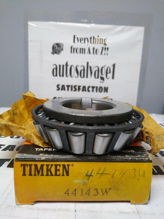 Timken,44143W,Tapered Roller  Bearing Cone NOS