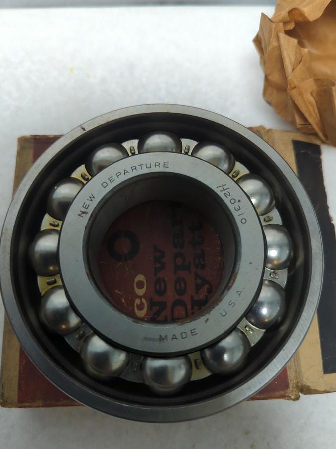 NDH DELCO,H20310,DEEP GROOVE BALL BEARING NOS