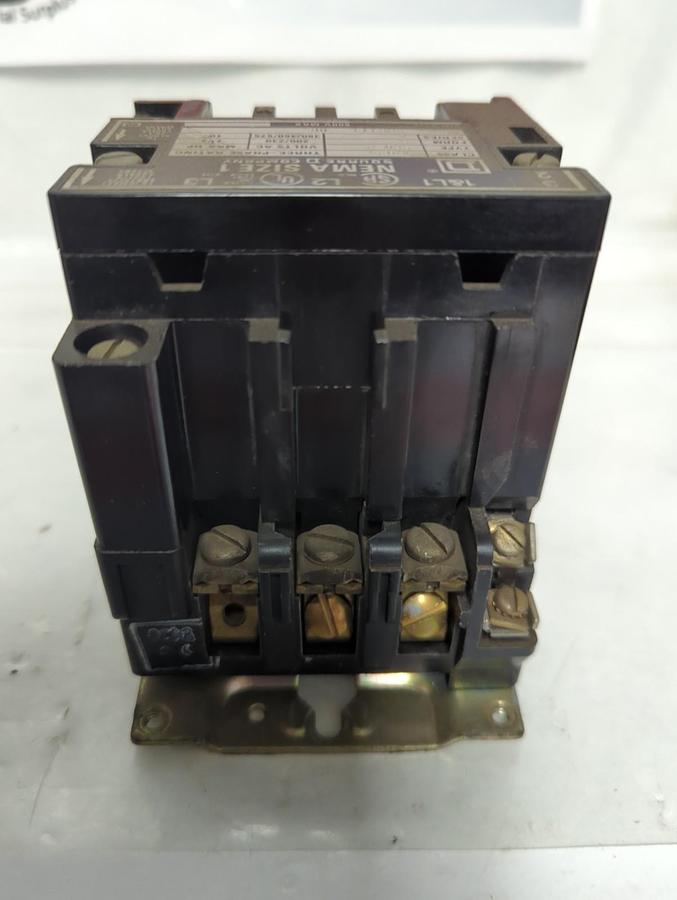 Used SQUARE D,8502-SC0-2,CONTACTOR SIZE 1 PRE-OWNED
