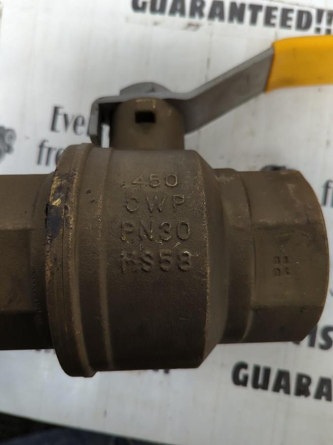 PARKER,PN30 MS53,2-1/2 INCH 450WOG BALL VALVE NOS