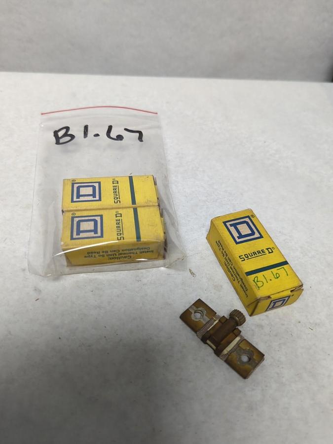SQUARE D,B1.67,THERMAL OVERLOAD HEATER ELEMENT LOT OF 3 NOS