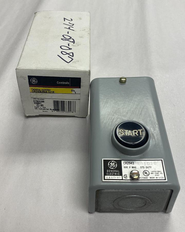 GE,CR2943NA101E,START PUSH BUTTON STATION NOS