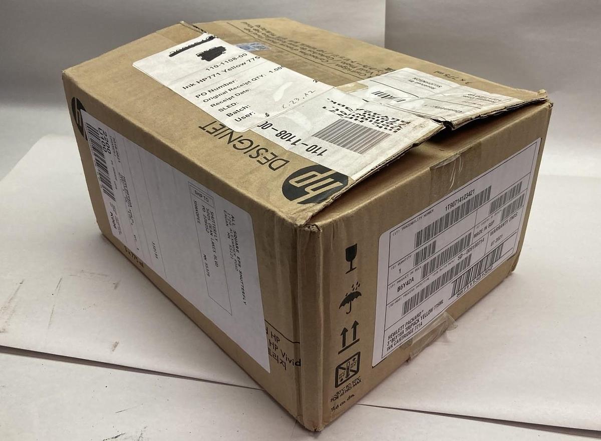 Used Hewlett Packard,B6Y42A,Magenta Ink Cartridge Tripack 775ML - REFILLED