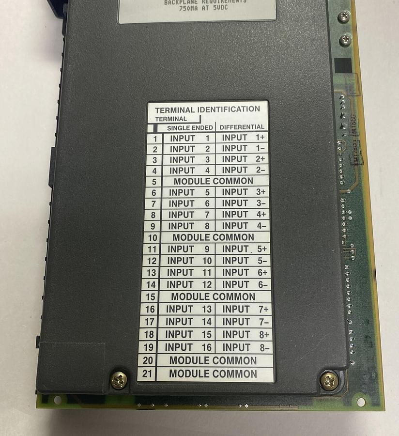 Used ALLEN BRADLEY,1771-IFE,SER A ANALOG INPUT MODULE