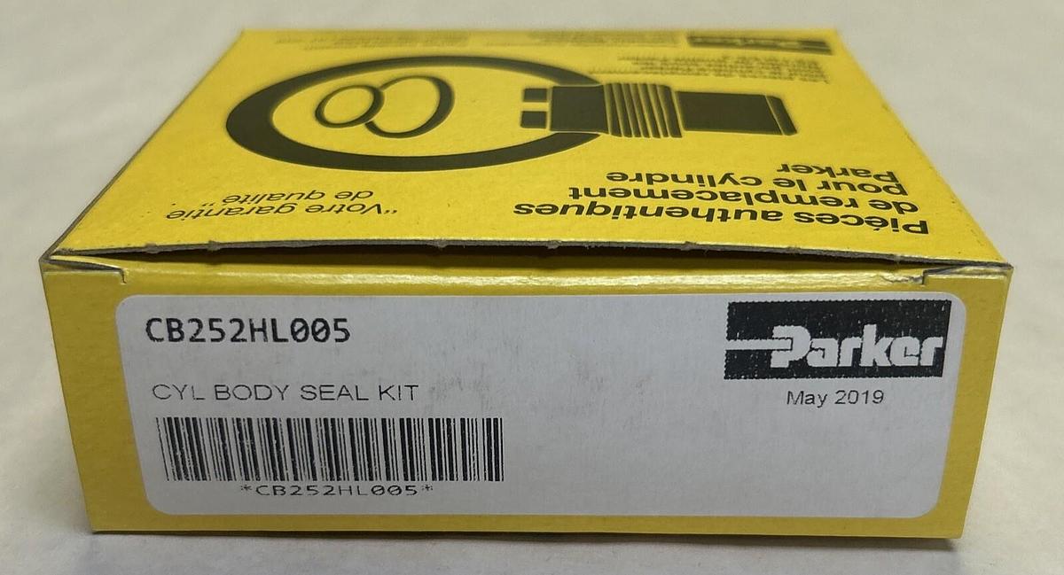 Used PARKER,CB252HL005,CYLINDER BODY SEAL KIT NEW