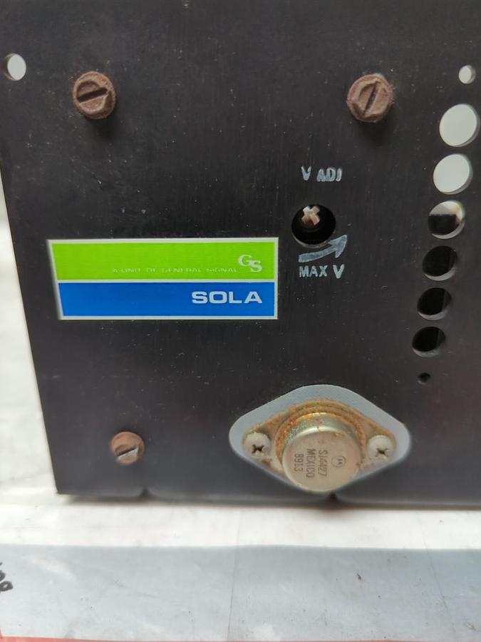 Used SOLA,83-24-225-2,POWER SUPPLY 120-240VAC PRE-OWNED