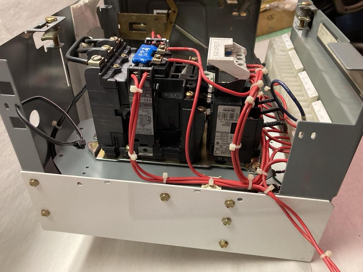 Used Allen-Bradley,2100 2113,Size 1 MCC 12 INCH Starter Bucket 15 Amp Breaker