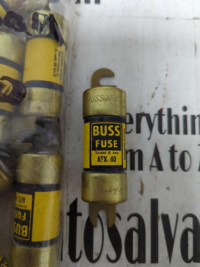 COOPER BUSSMANN,AFX-40,FUSES 40 AMP LOT OF 17 NOS
