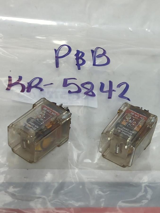 Used P&B,KRP-5842,PLUG IN RELAY 8-PIN LOT OF 2 PRE-OWNED