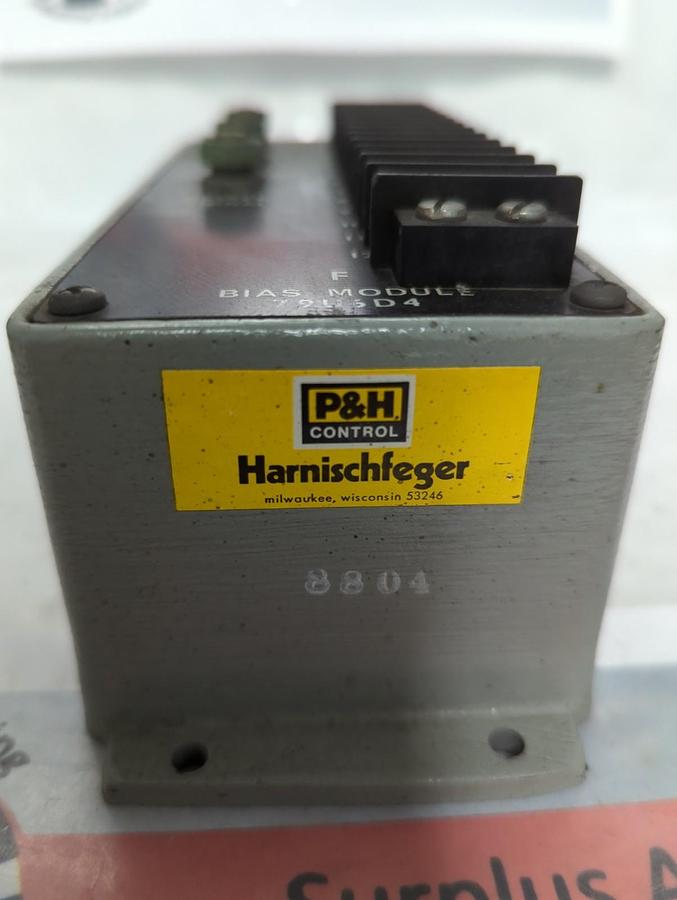Used P&H HARNISCHFEGER,79U6D4,BIAS MODULE PRE-OWNED