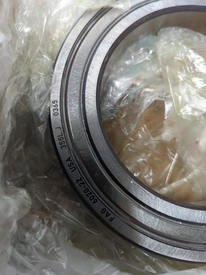 FAG,6020-2Z,DEEP GROOVE BALL BEARING NOS