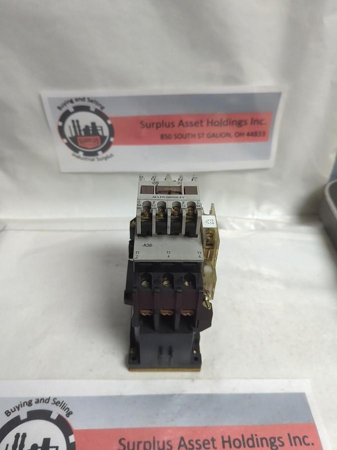 Used ALLEN BRADLEY,100-A38NZ*3,CONTACTOR ASSEMBLY PRE-OWNED