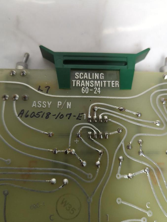 Used VERO ELECTRONICS,60-24,SCALING TRANSMITTER ASSY A60518-107-E PRE-OWNED