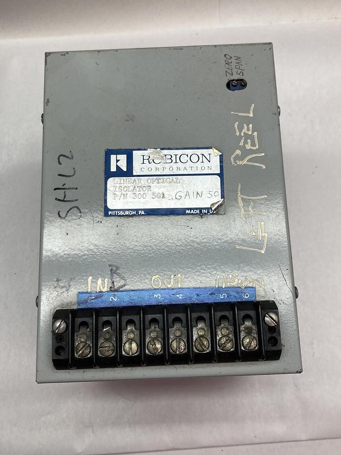 Used Robicon Corporation,300 501,Linear Optical Isolator