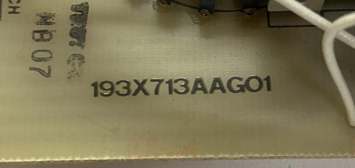 Used GENERAL ELECTRIC,193X-713AAG01,METER PC BOARD