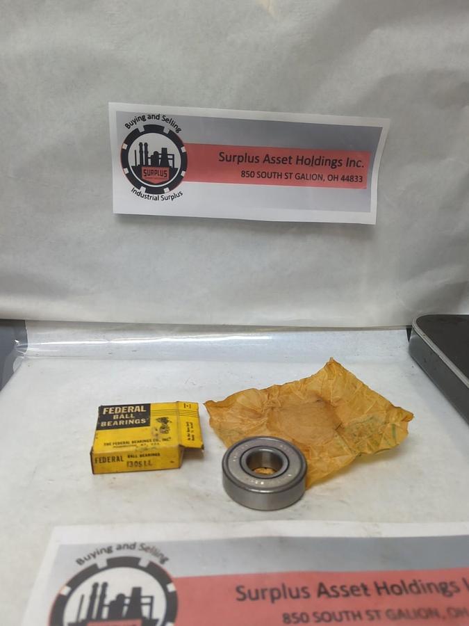 FEDERAL,1305LL,DOUBLE SHIELDED BALL BEARING NOS