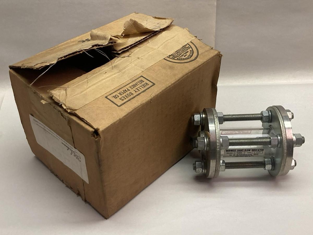 Dwyer Midwest,Model 400,Sight Flow Indicator Size 1/2 Inch