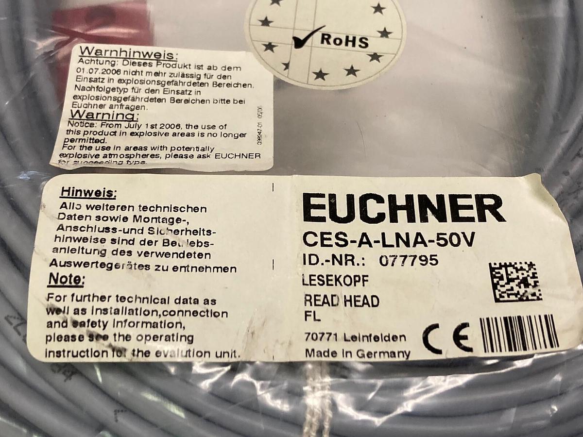 Used Euchner,CES-A-LNA-50V,Read Head Safety Switch