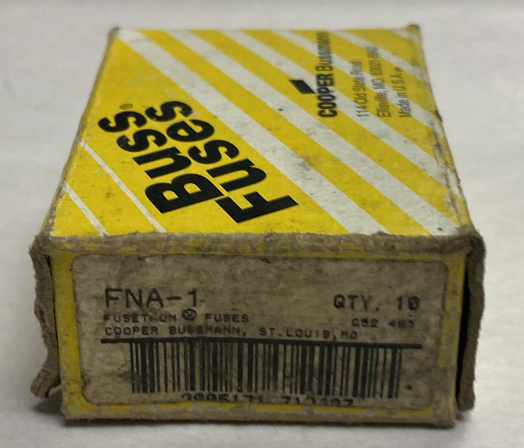 Coper Bussmann,FNA-1,Fusetron Fuse Lot Of 8 NOS