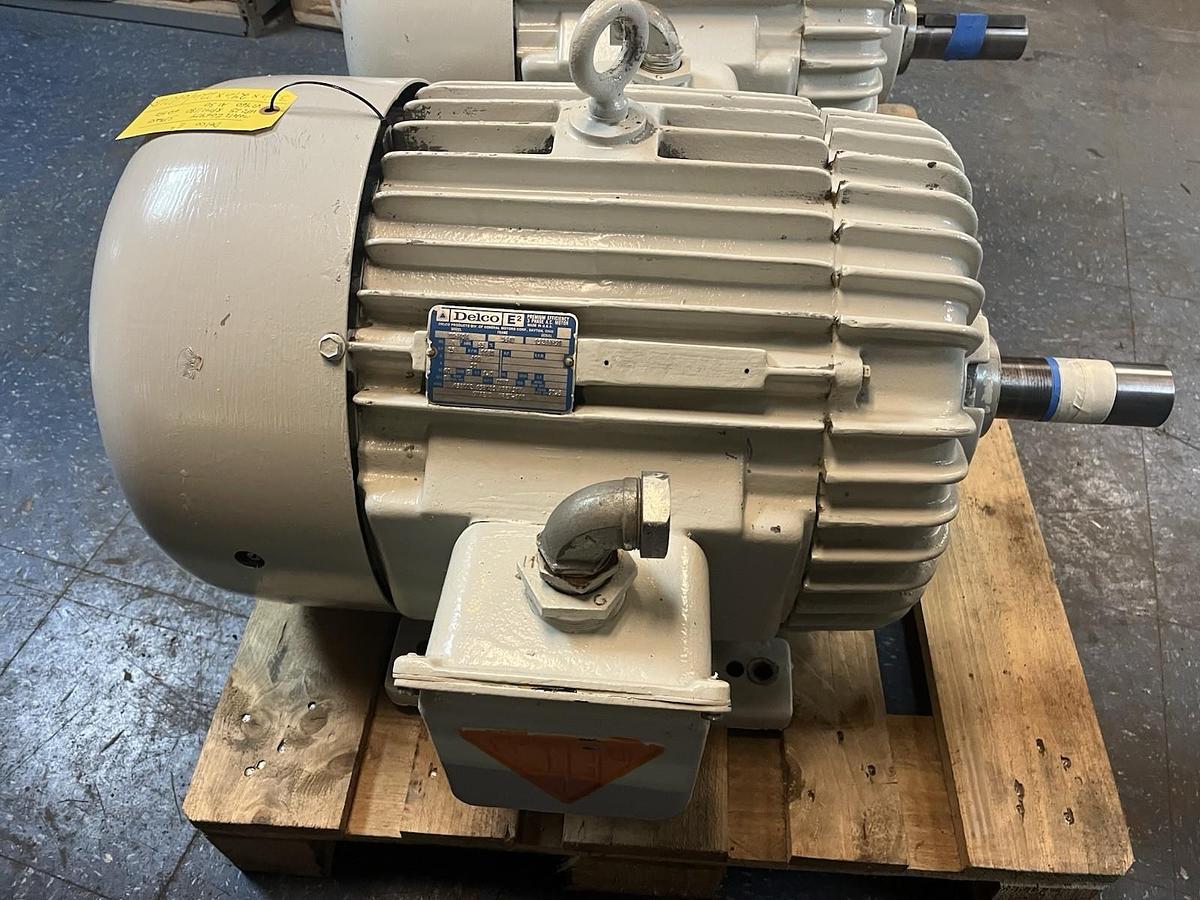 Used DELCO,EG6404,AC MOTOR 25HP 460V 3PH 1180RPM 364U