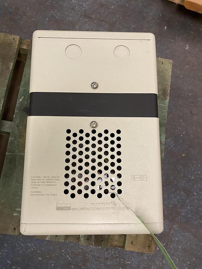 Used Sola 63-23-215-8 Mini/Micro Computer Regulator