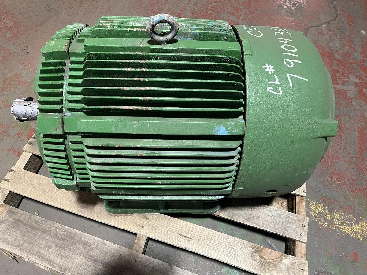 Used WESTINGHOUSE,60HP,MOTOR 1175RPM 3PH 405TS