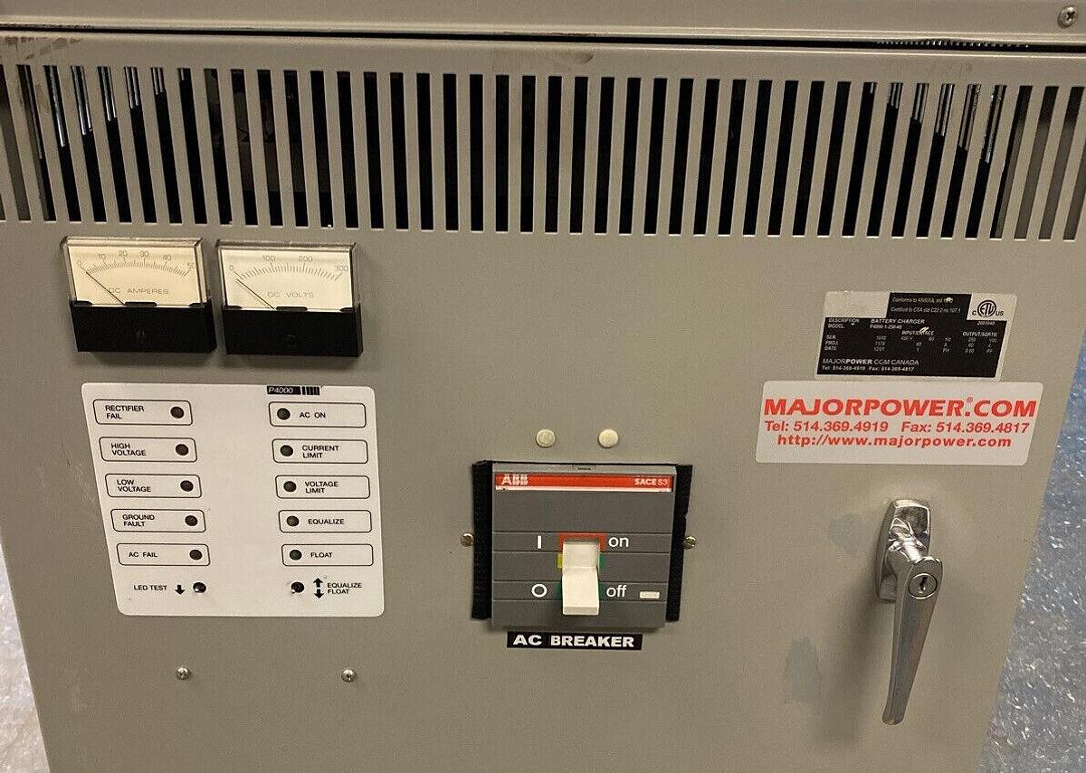 Used Primax,P4000-1-250-40,Battery Charger