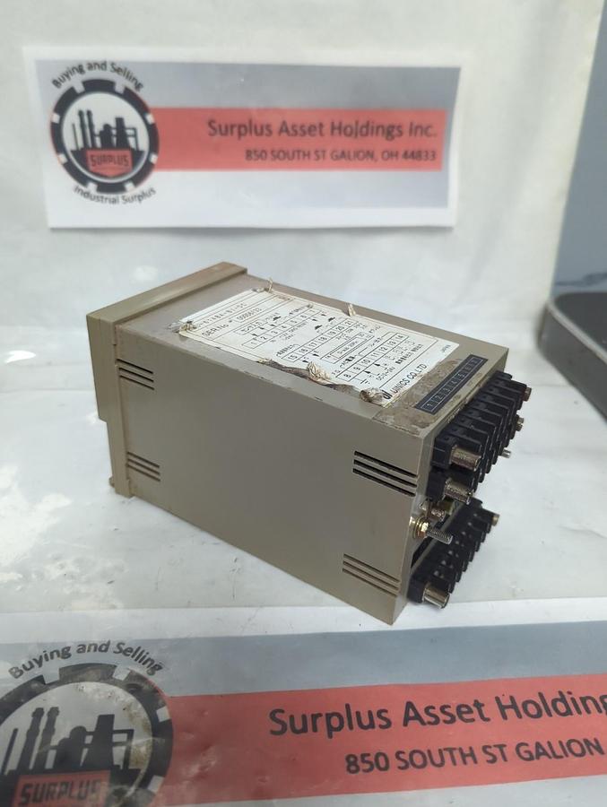 Used UINICS,CU-614BA,BATCH COUNTER DIGITAL PANEL METER PRE-OWNED